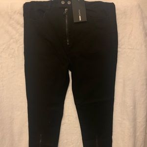 High Rise Black Jeans
